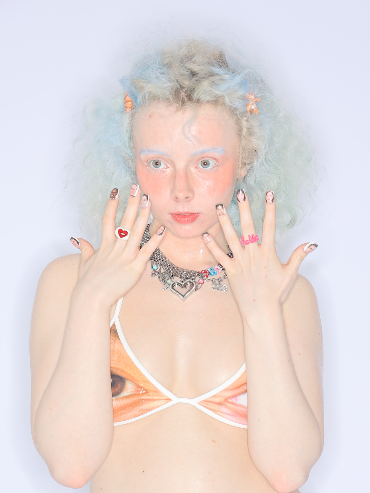 HuDieGongZhu X TALIOnailhouse Face Press On Nails