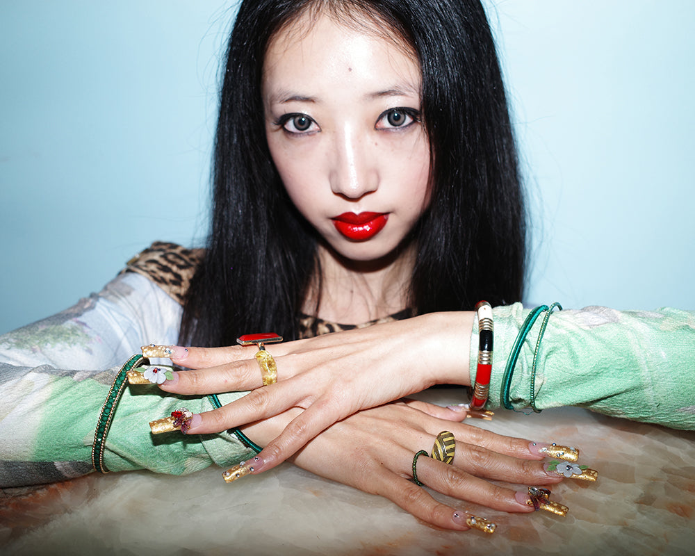 HuDieGongZhu X TALIOnailhouse "Gilding" Press On Nails