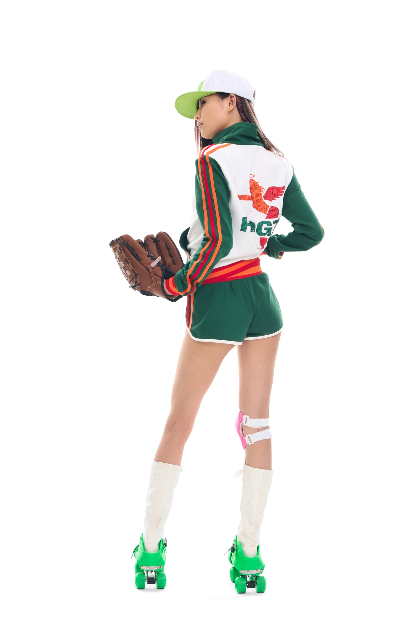 711 Armed Angel Embroidered Rhinestone Track Jacket