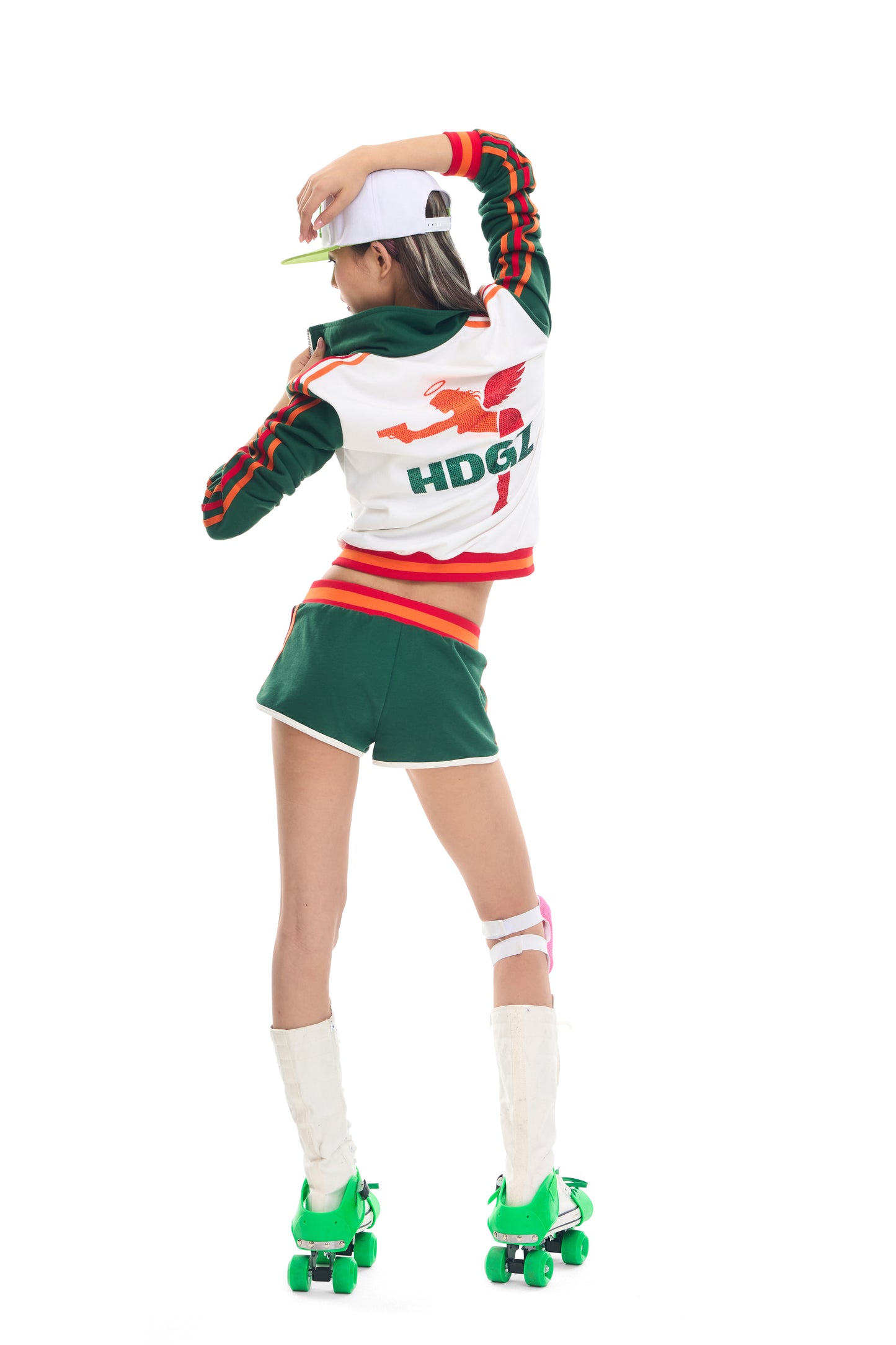 711 Armed Angel Embroidered Rhinestone Track Jacket