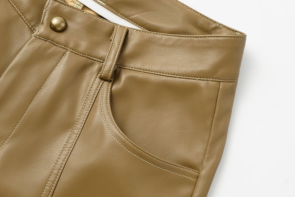 Brown Flared Pants