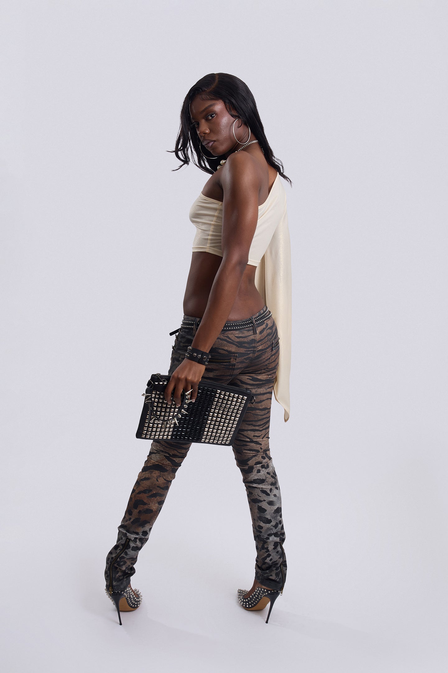 Animal Print Skinny Jeans