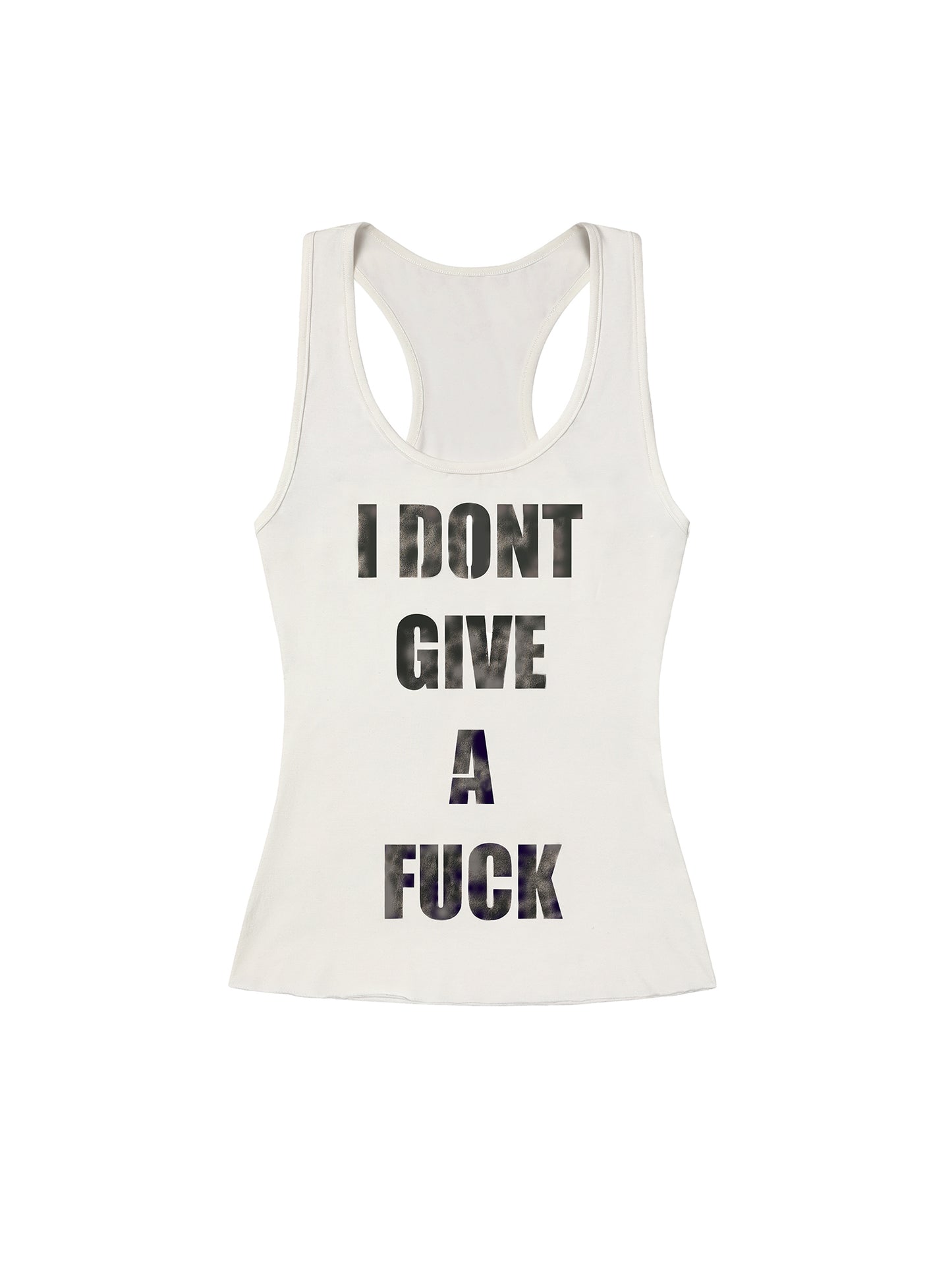 I DONT GIVE/GET A FUCK Spray Tank Top